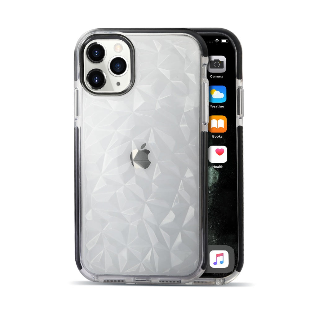 iPhone Clear Silicone Geometric Bumper Case - Eastlakes Electronics