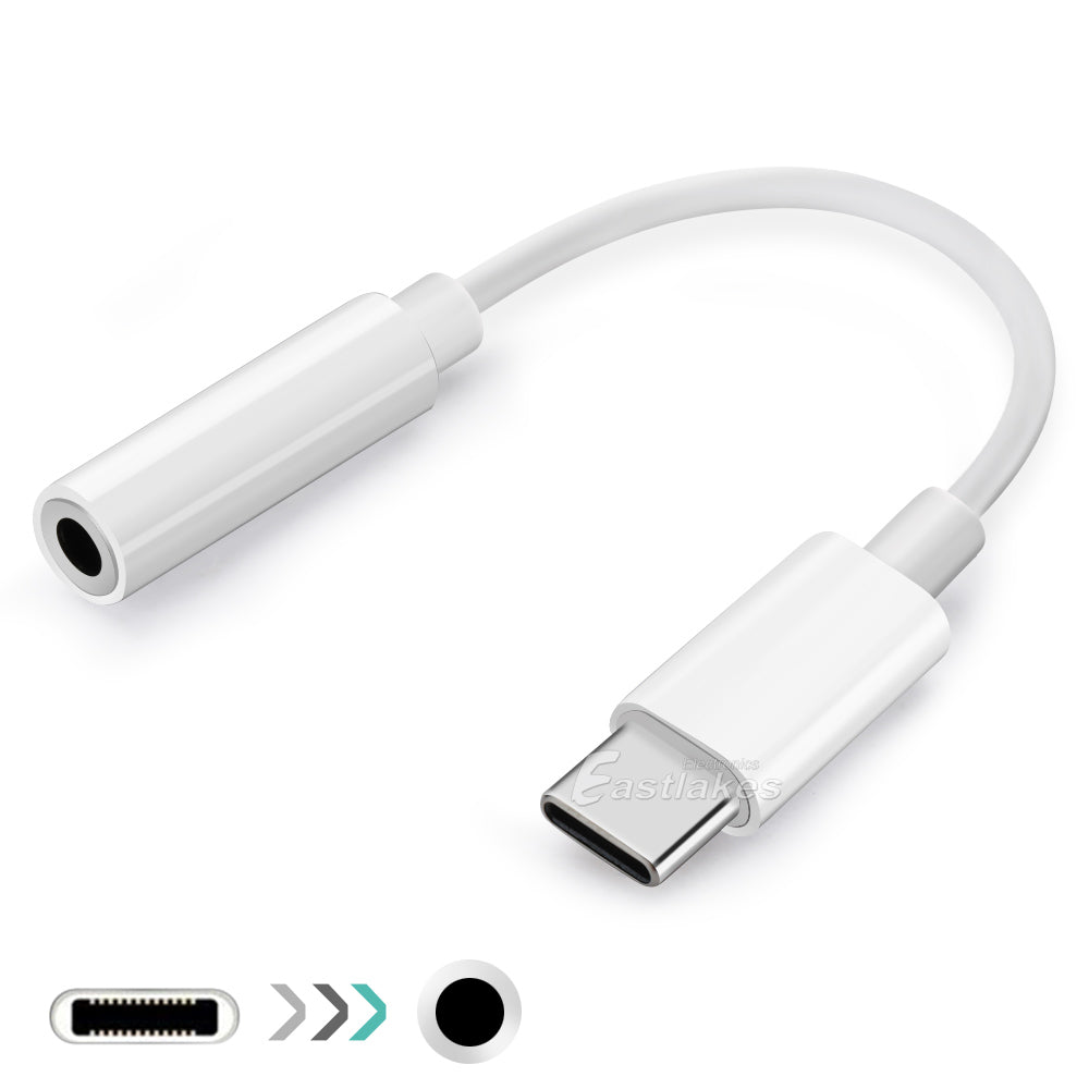 USB-C to 3.5mm AUX Audio Cable Adapter - Eastlakes Electronics