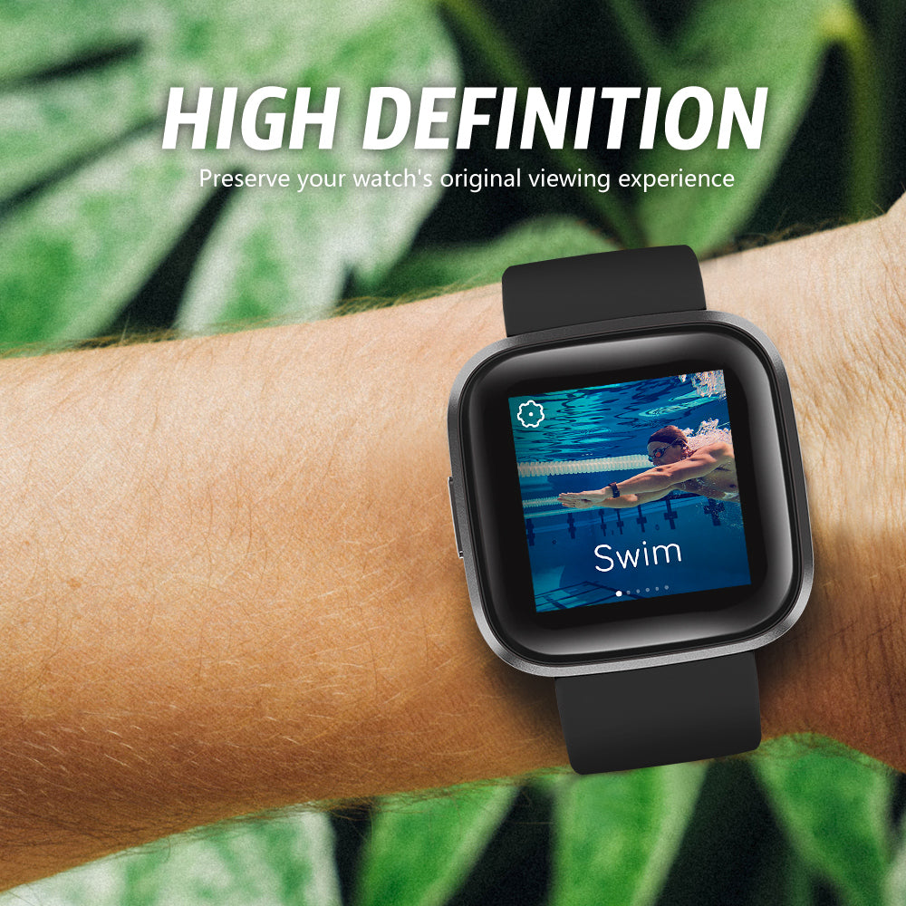 Fitbit Versa 2 Tempered Glass Full Coverage Screen Protector