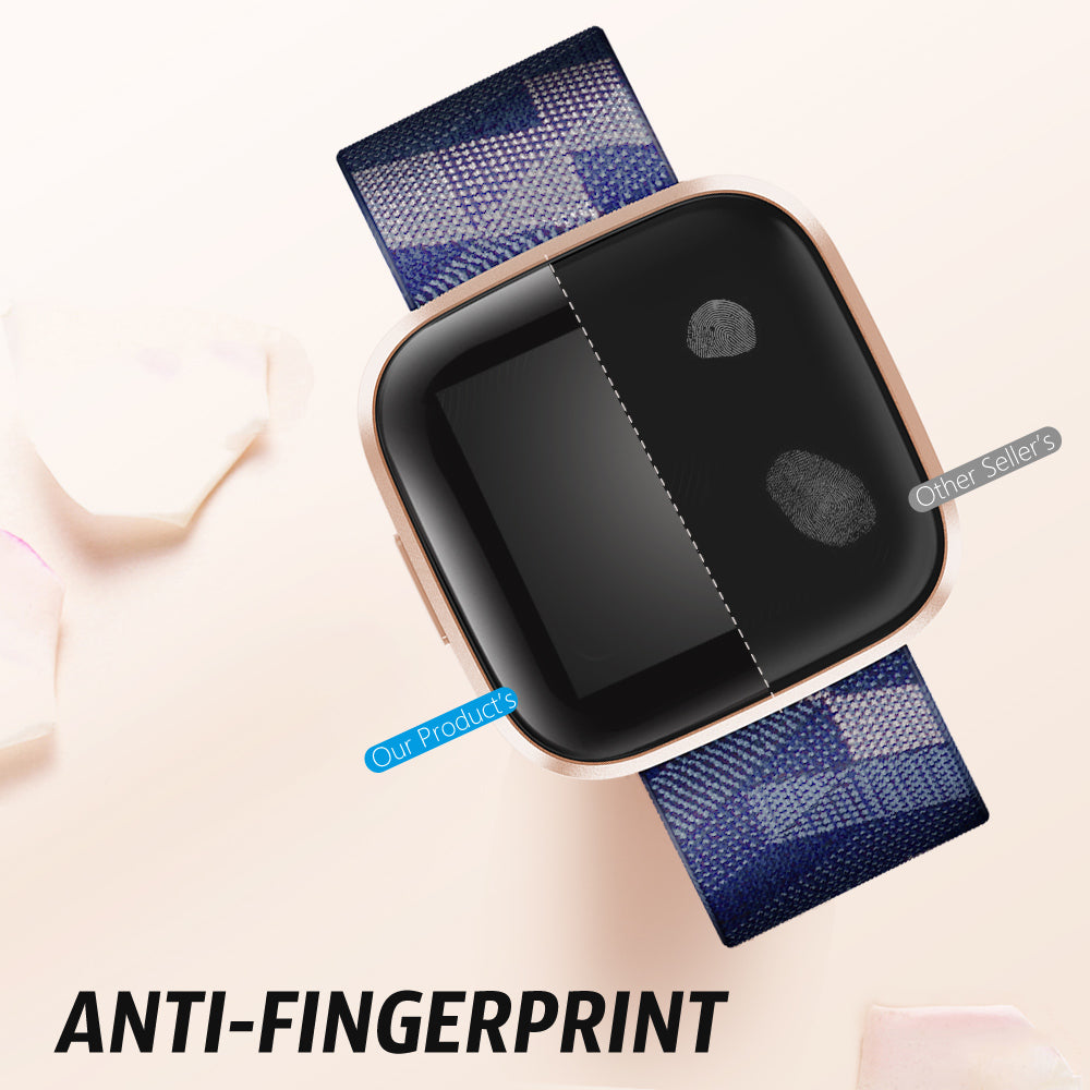 Fitbit Versa 2 Tempered Glass Full Coverage Screen Protector