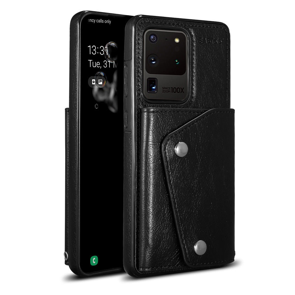 EASTele Flip Wallet Card Case For Samsung Galaxy S20 + Plus Ultra