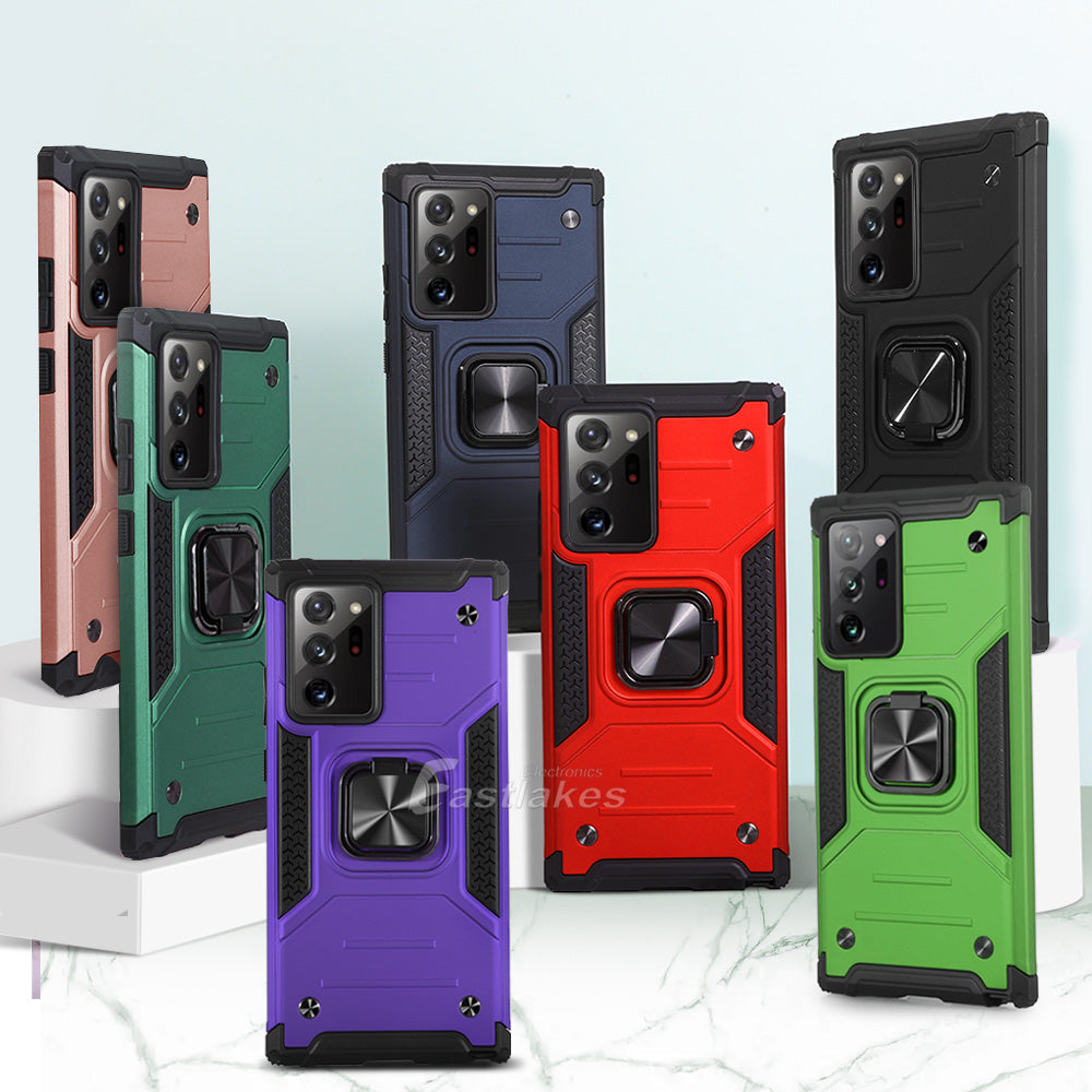 Samsung Galaxy Magnetic Ring Holder Phone Case S24 S23 S22 S20 Plus + Note Ultra - Eastlakes Electronics