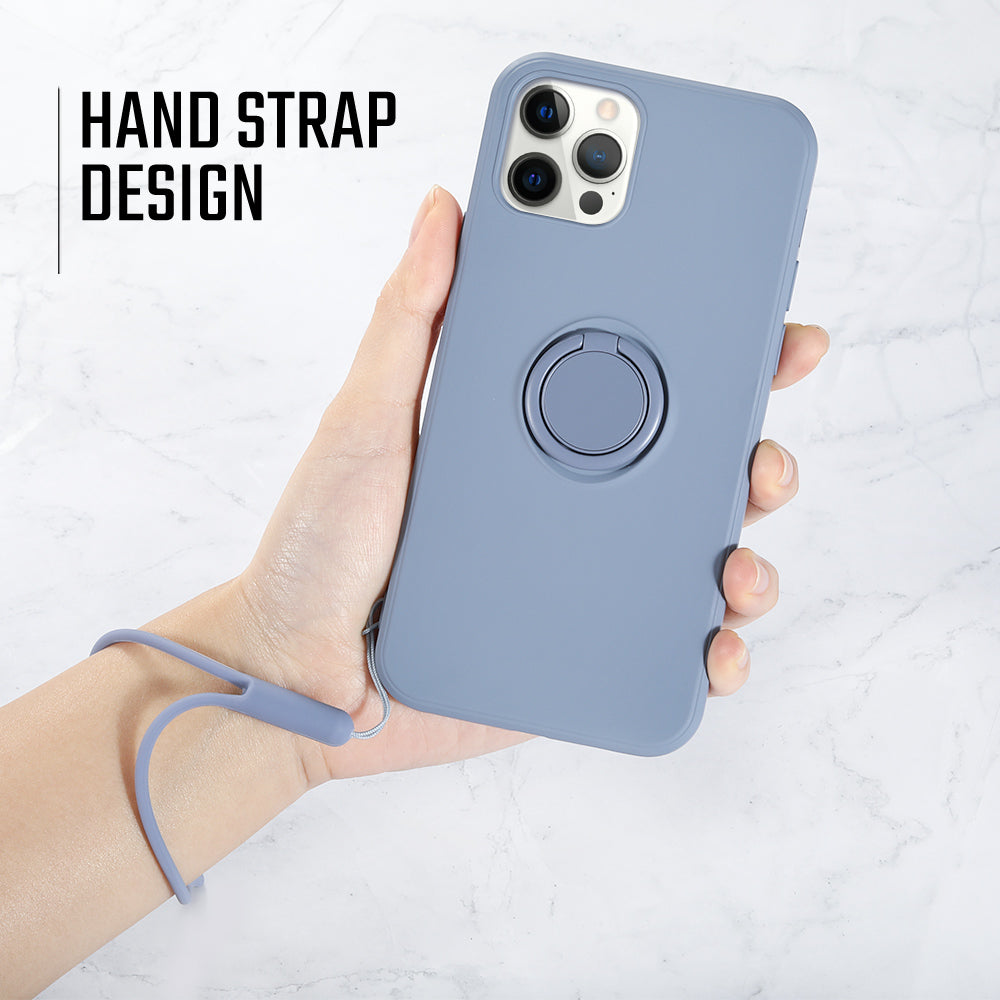 iPhone 12 Series Silcone Ring Holder Magnetic Case Pro Max - Eastlakes Electronics