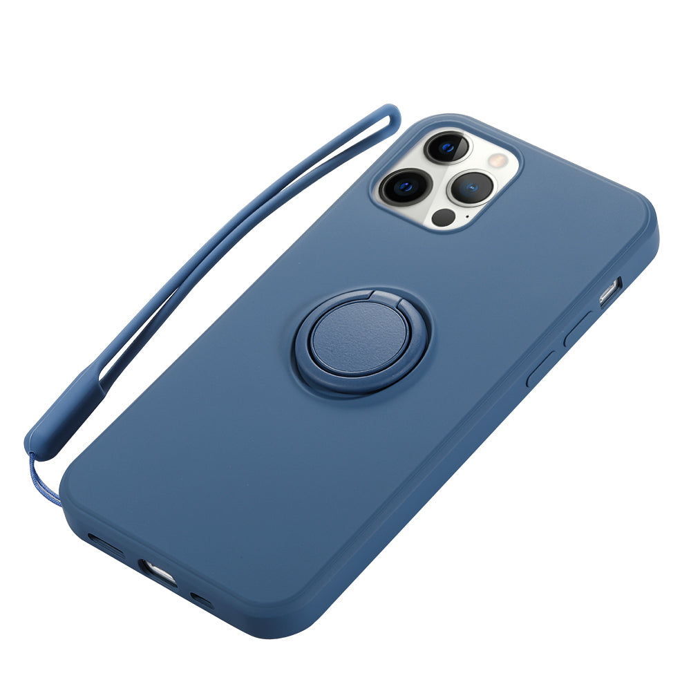 iPhone 12 Series Silcone Ring Holder Magnetic Case Pro Max - Eastlakes Electronics