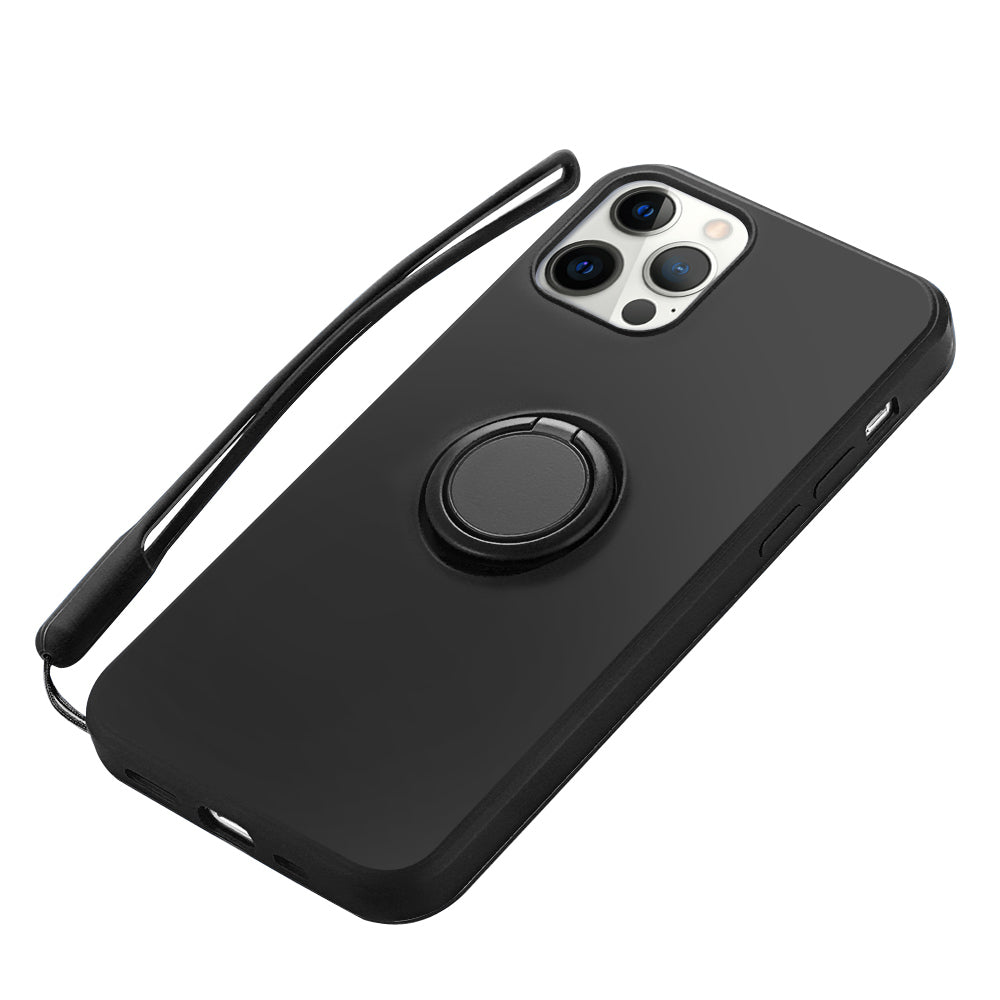 iPhone 12 Series Silcone Ring Holder Magnetic Case Pro Max - Eastlakes Electronics