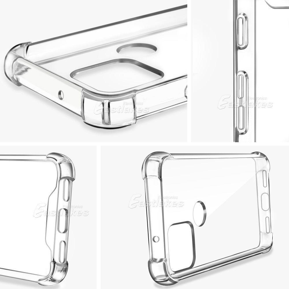 Clear Shockproof Silicone Case for Google Pixel 5 6a 6 6 Pro - Eastlakes Electronics Sydney Australia