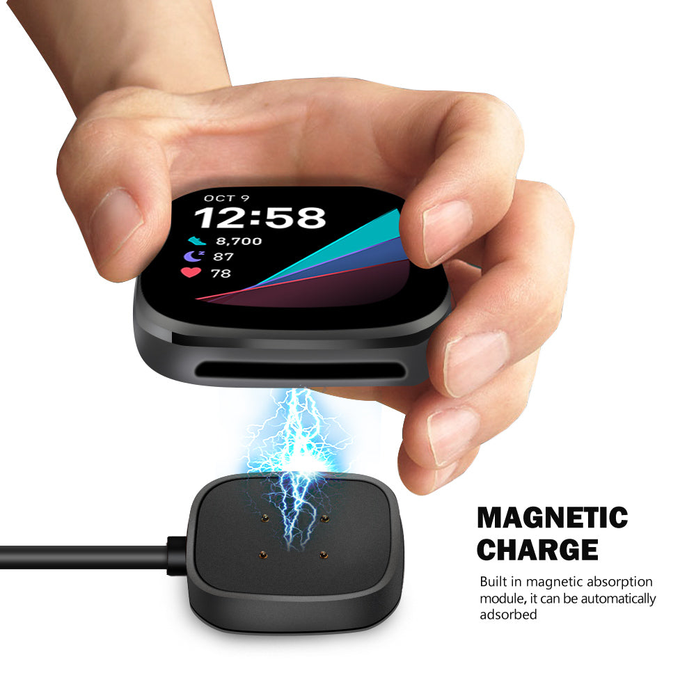 1M Fitbit Versa 3 and Sense Magnetic Dock USB Charging Cable