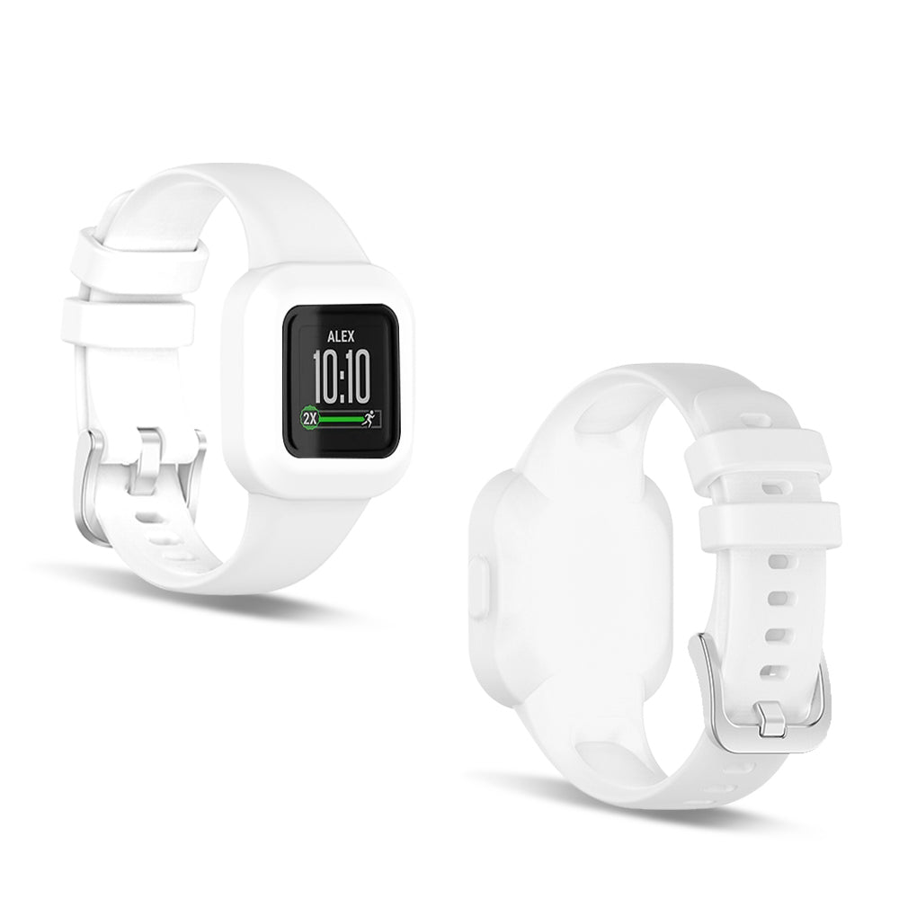 Garmin VivoFit Jr 3 Replacement Silicone Band Strap Case White - Eastlakes Electronics