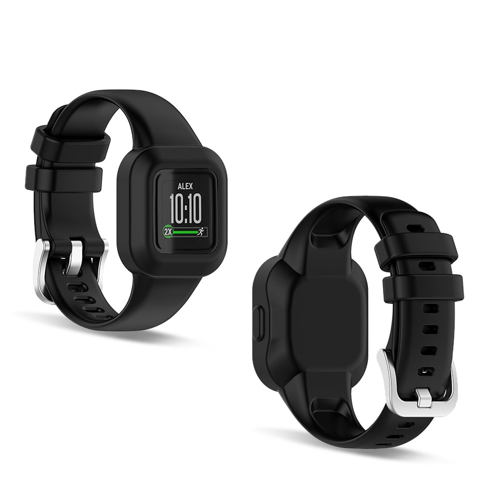 Garmin VivoFit Jr 3 Replacement Silicone Band Strap Case Black - Eastlakes Electronics