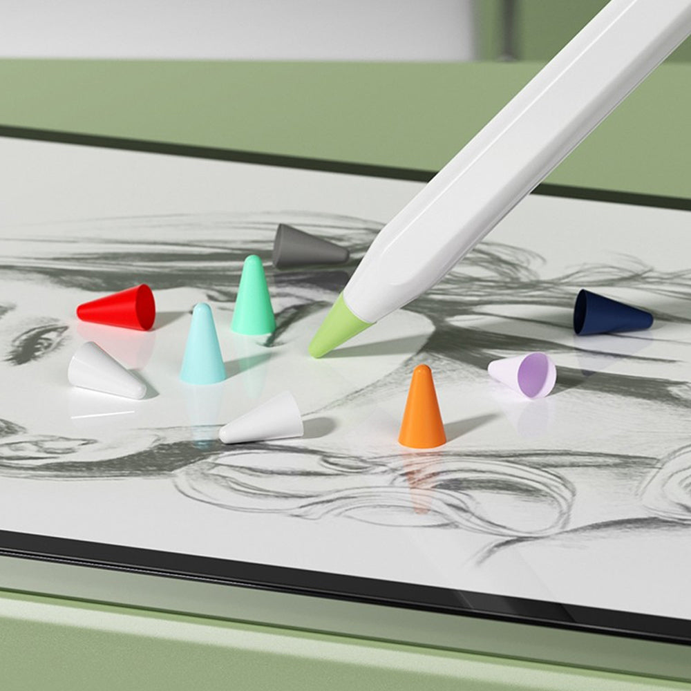 8 Pack Silicone Apple Pencil Nib Tip Case Cover For 1st / 2nd Gen.