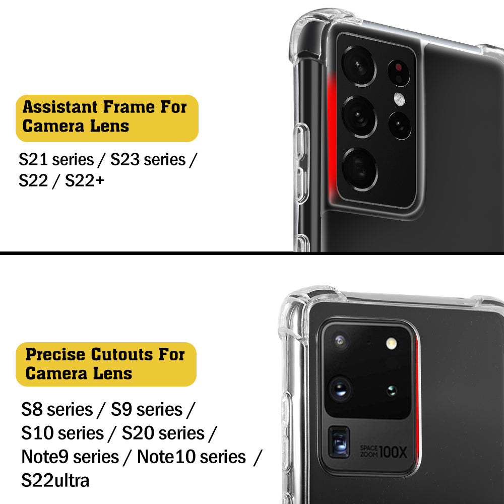 Shockproof Clear Silicone Case Cover for Samsung Galaxy S8 Plus - Eastlakes Electronics