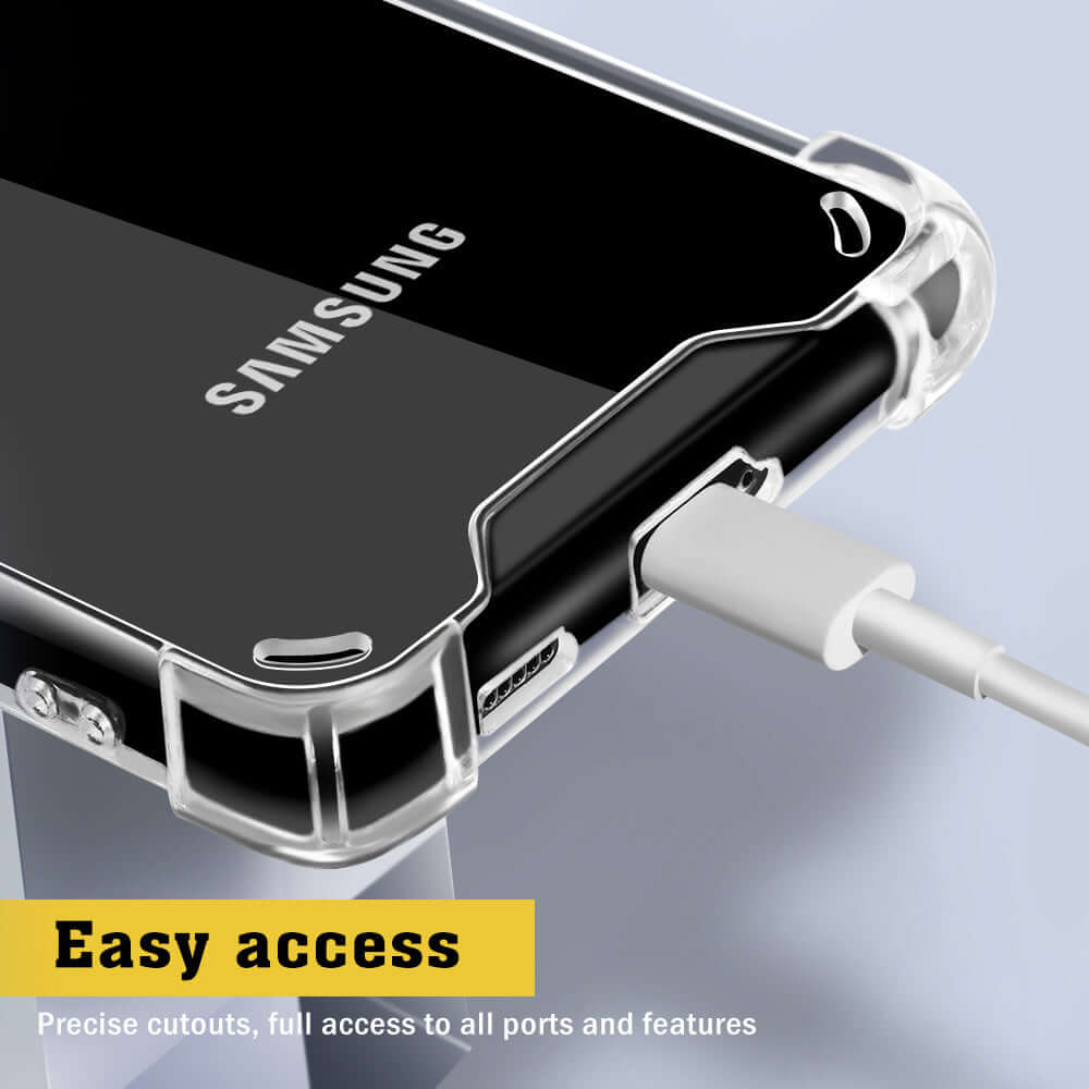 Shockproof Clear Silicone Case Cover for Samsung Galaxy - Eastlakes Electronics