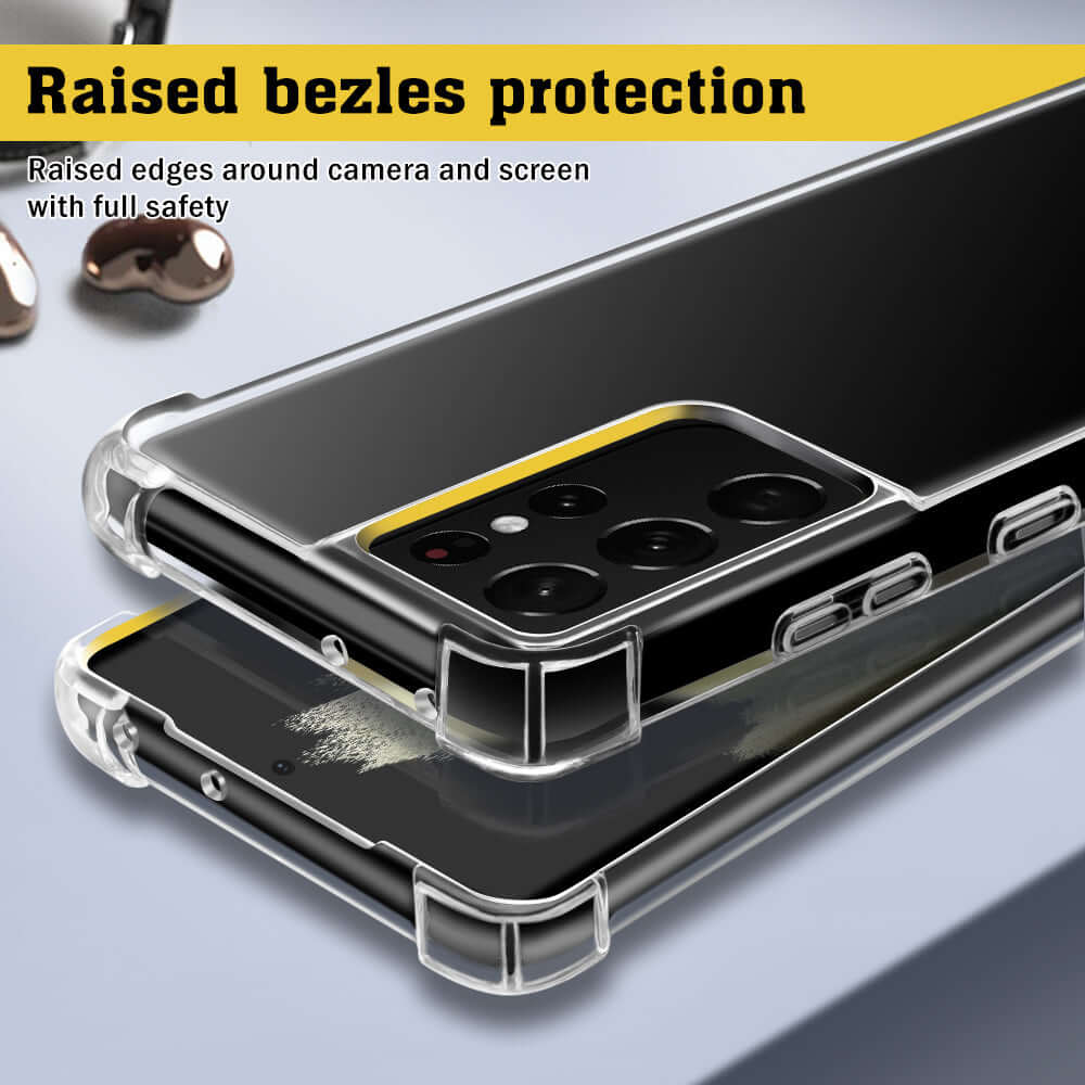 Shockproof Clear Silicone Case Cover for Samsung Galaxy S8 Plus - Eastlakes Electronics