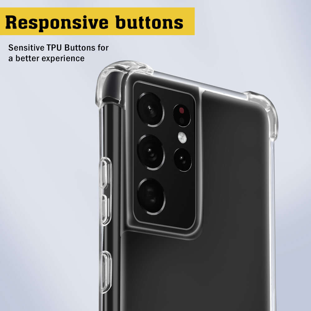 Shockproof Clear Silicone Case Cover for Samsung Galaxy - Eastlakes Electronics