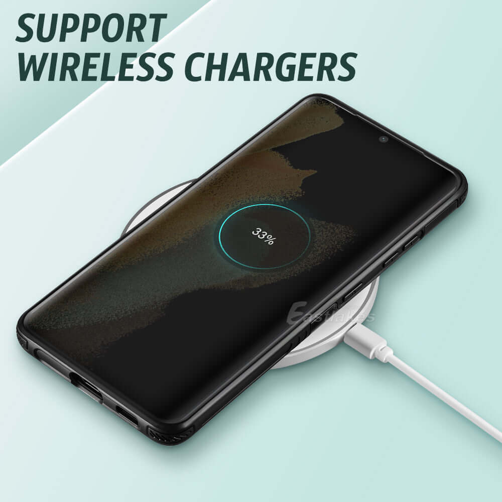 Samsung Galaxy S21 Shockproof Heavy Duty Armor Matte Silicone Shell Case