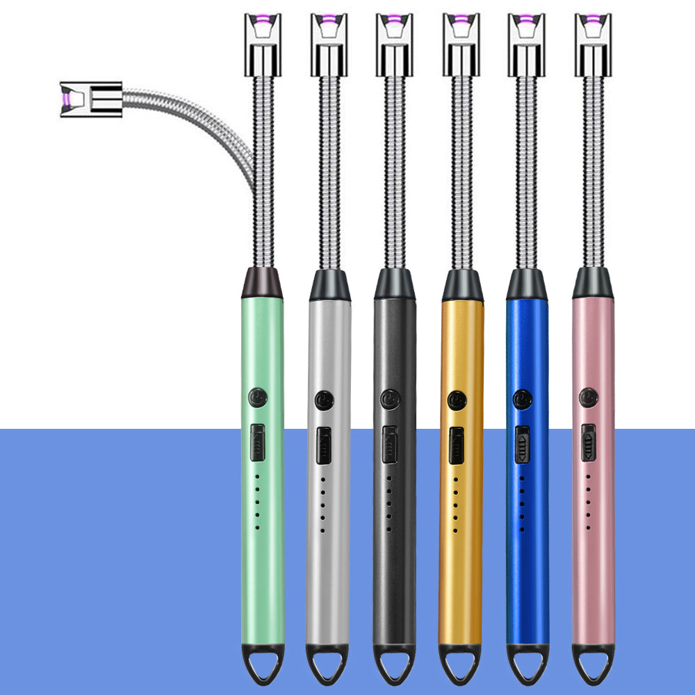 Flameless Bendy Rechargeable Windproof USB Electric ARC Lighter Candle BBQ - Eastlakes Electronics