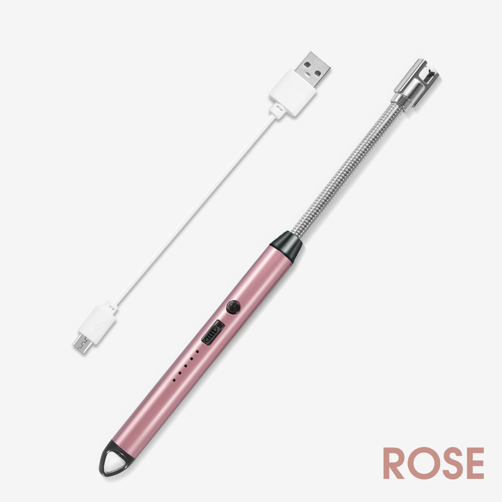 Flameless Bendy Rechargeable Windproof USB Electric ARC Lighter Candle BBQ - Eastlakes Electronics