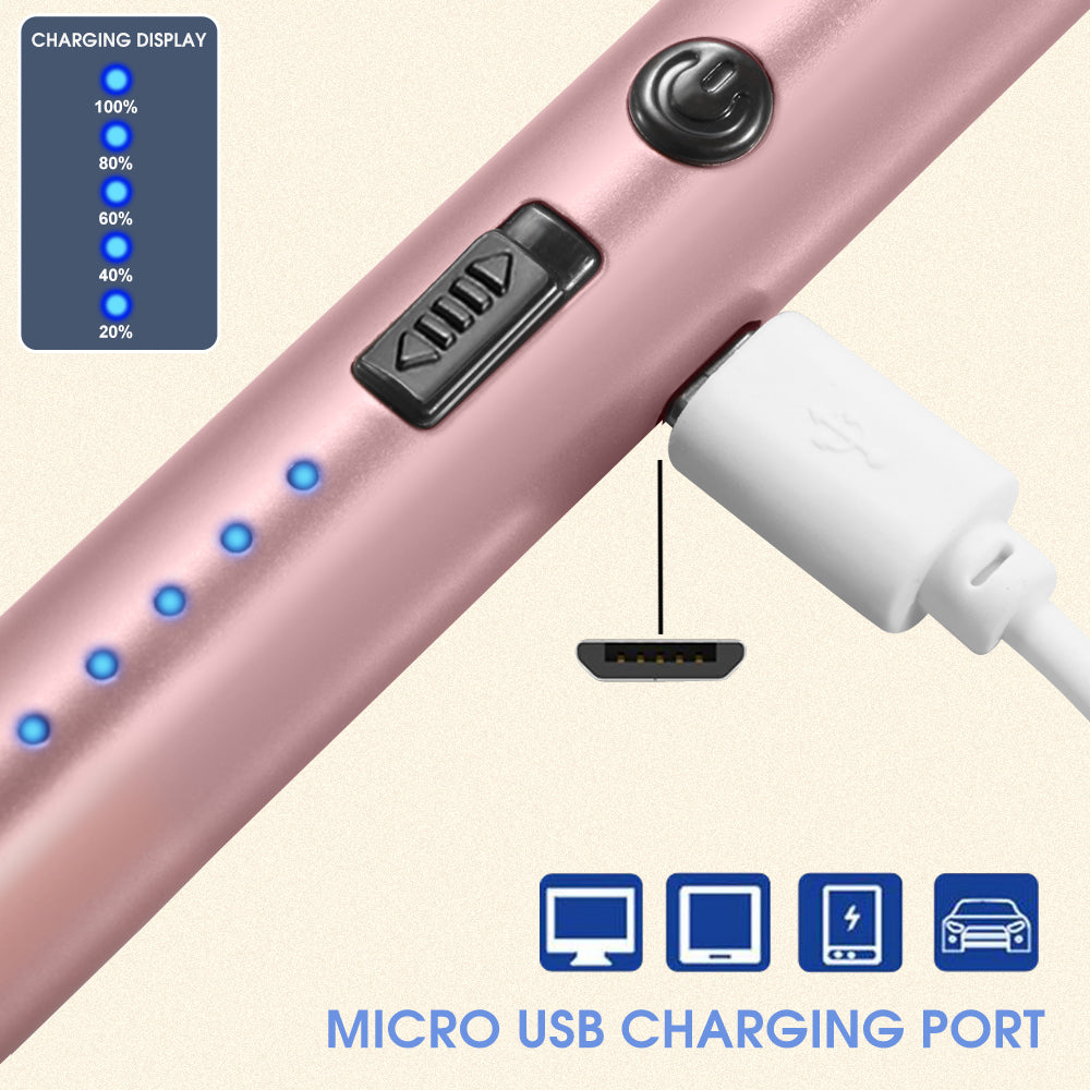 Flameless Bendy Rechargeable Windproof USB Electric ARC Lighter Candle BBQ - Eastlakes Electronics