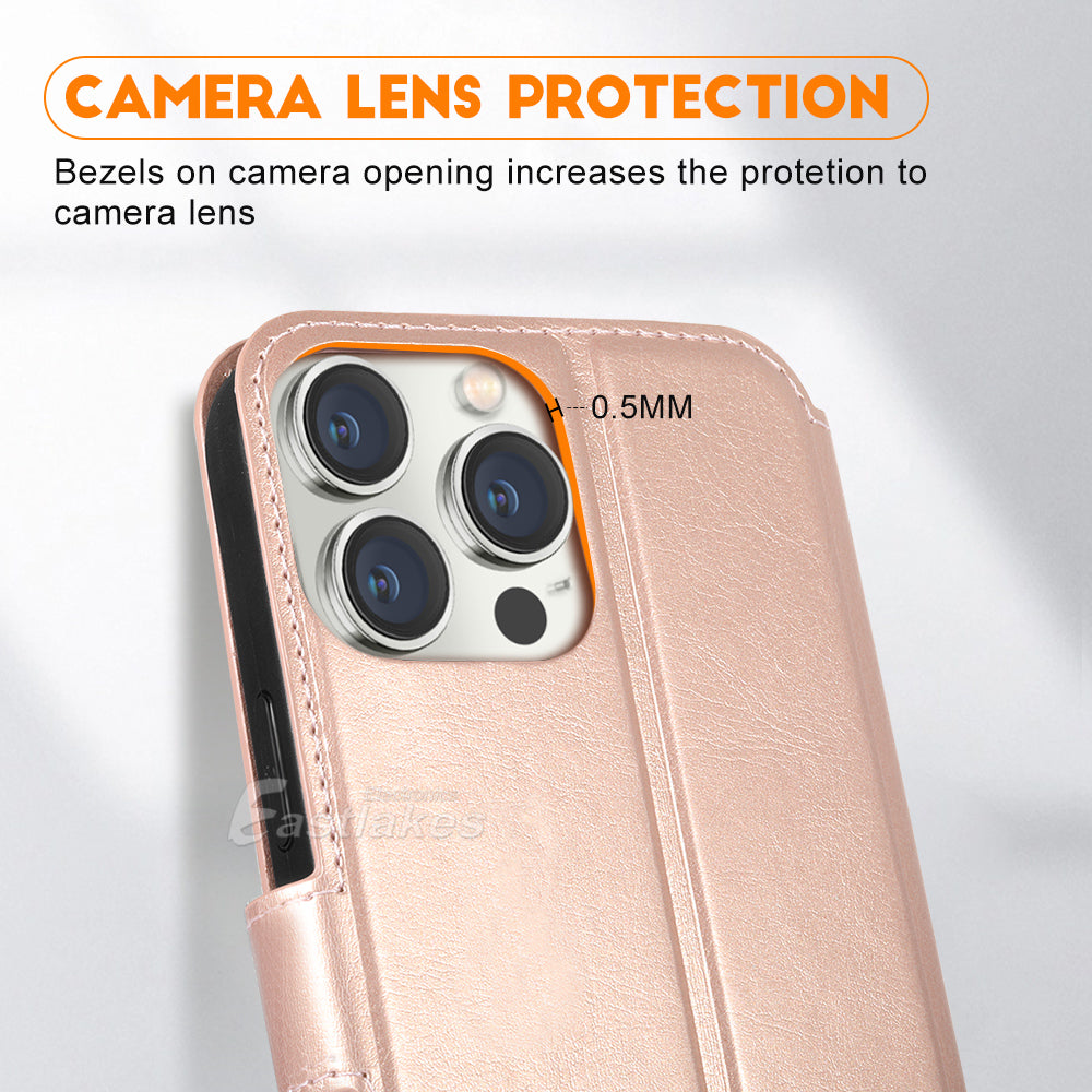 Leather Flip Wallet Case Case For Apple iPhone13 12 Mini Pro Max - Eastlakes Electronics