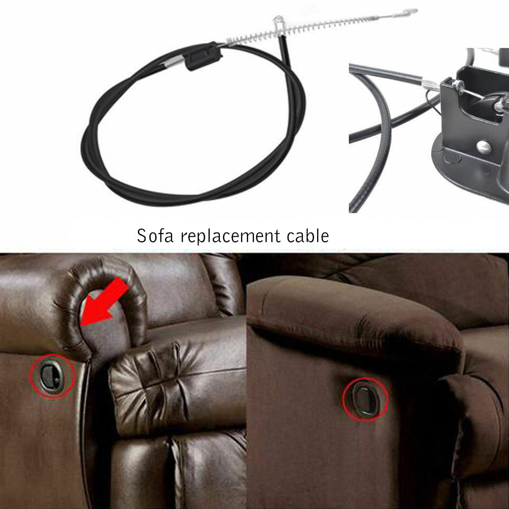 90~140mm Replacement Recliner Release Cable for Chairs and Sofas - Eastlakes Electronics