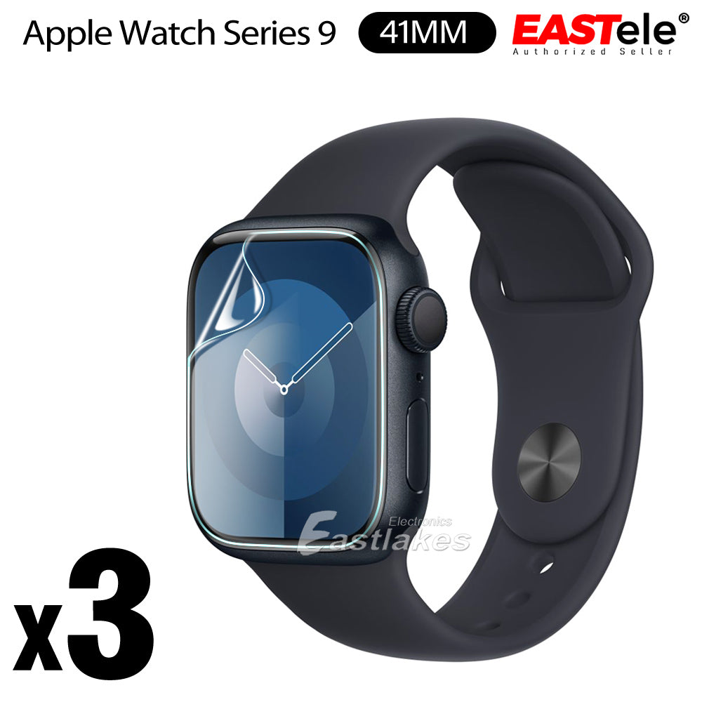 [3 Pack] EASTele Apple Watch Hydrogel Screen Protector Film Full Coverage