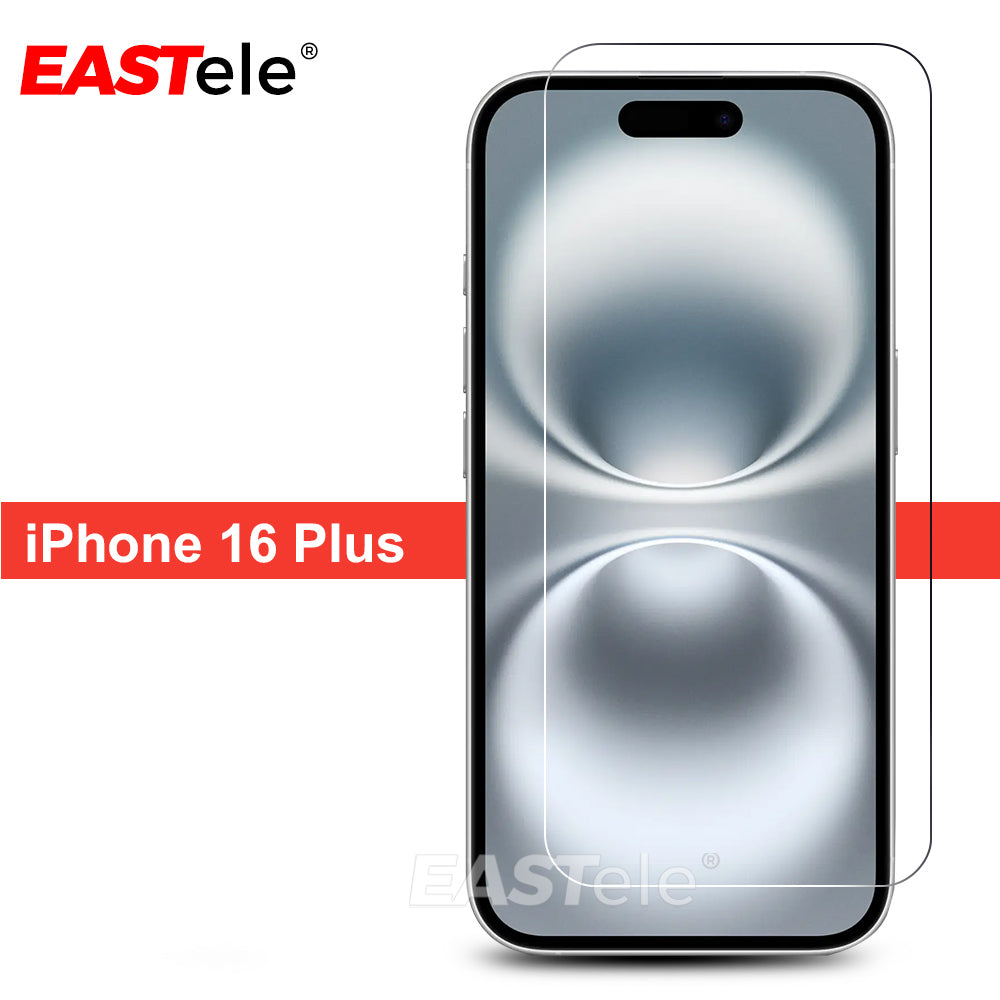 [2 Pack] EASTele Tempered Glass Screen Protector For Apple iPhone Series