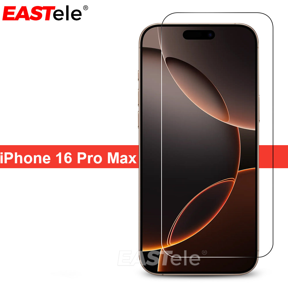 [2 Pack] EASTele Tempered Glass Screen Protector For Apple iPhone Series