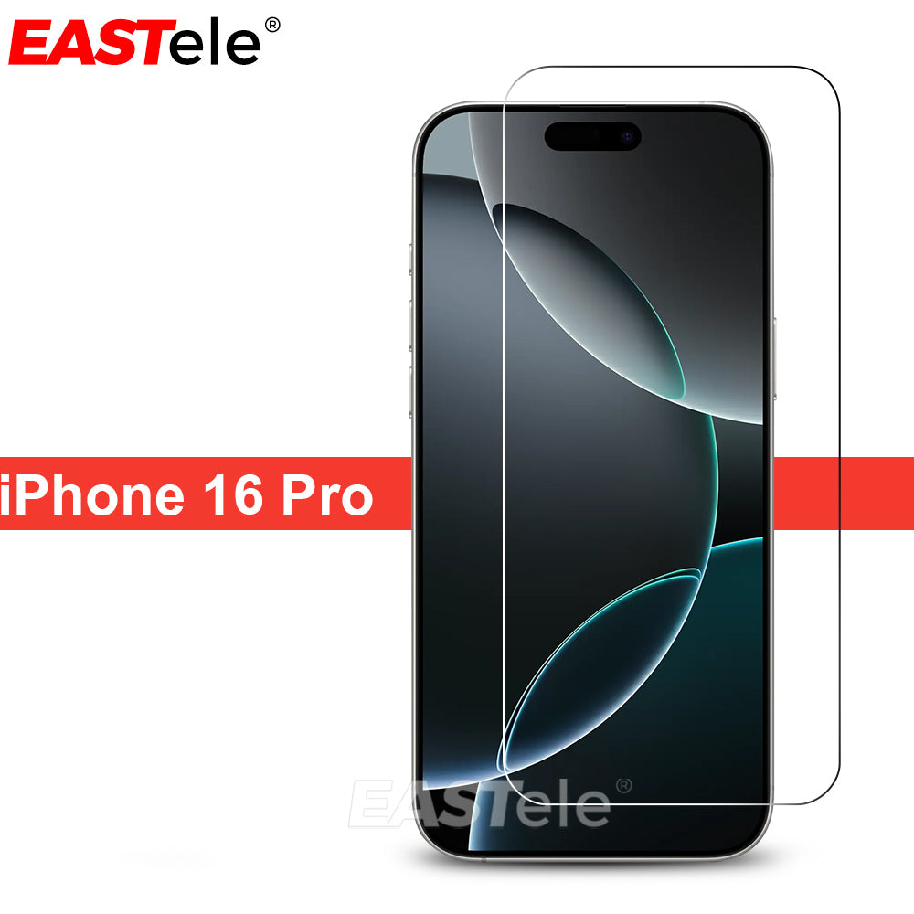 [2 Pack] EASTele Tempered Glass Screen Protector For Apple iPhone Series