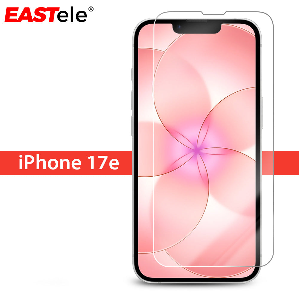 [2 Pack] EASTele Tempered Glass Screen Protector For Apple iPhone Series