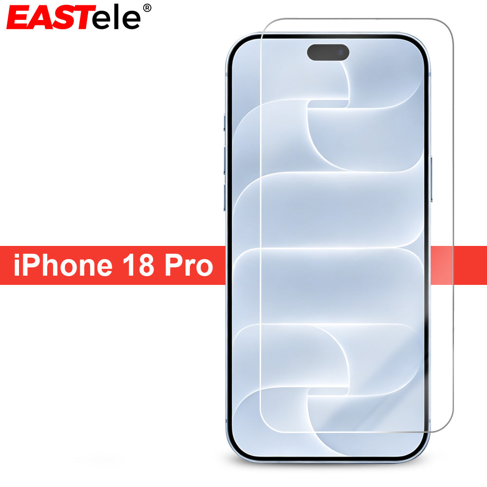 [2 Pack] EASTele Tempered Glass Screen Protector For Apple iPhone Series