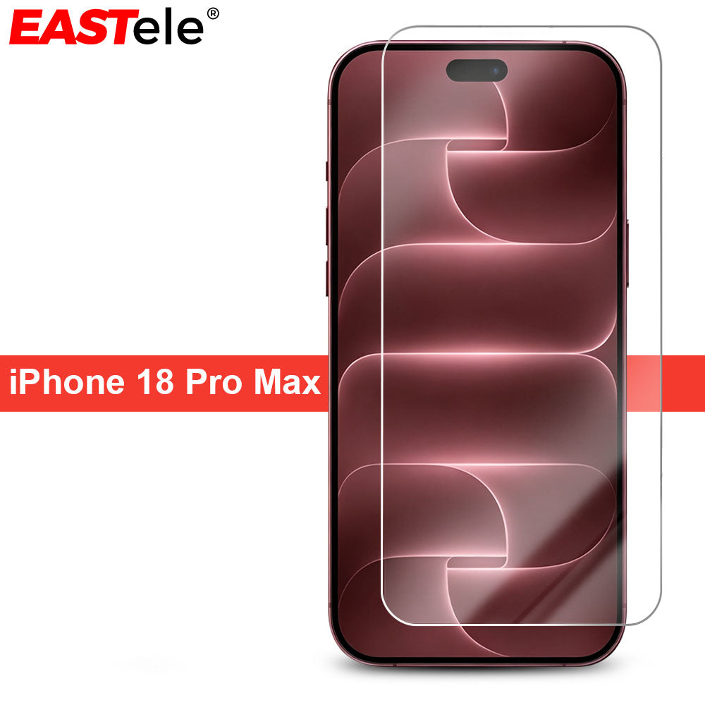 [2 Pack] EASTele Tempered Glass Screen Protector For Apple iPhone Series