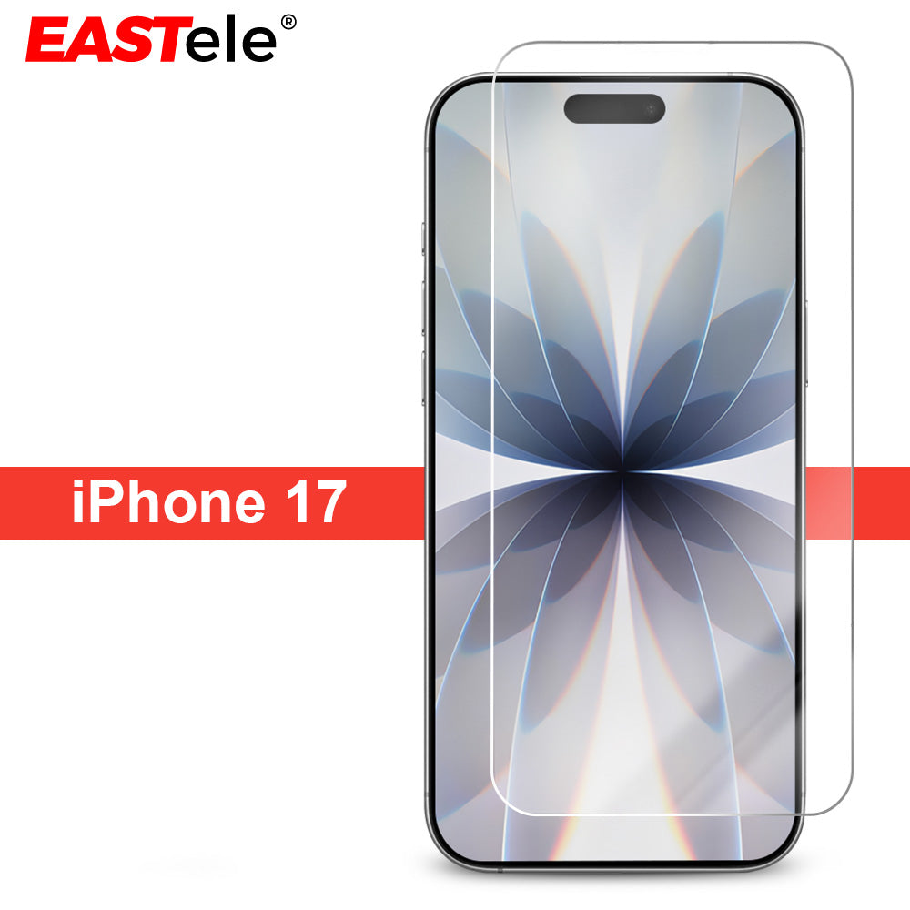 [2 Pack] EASTele Tempered Glass Screen Protector For Apple iPhone Series