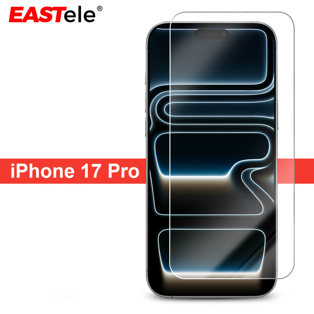 [2 Pack] EASTele Tempered Glass Screen Protector For Apple iPhone Series