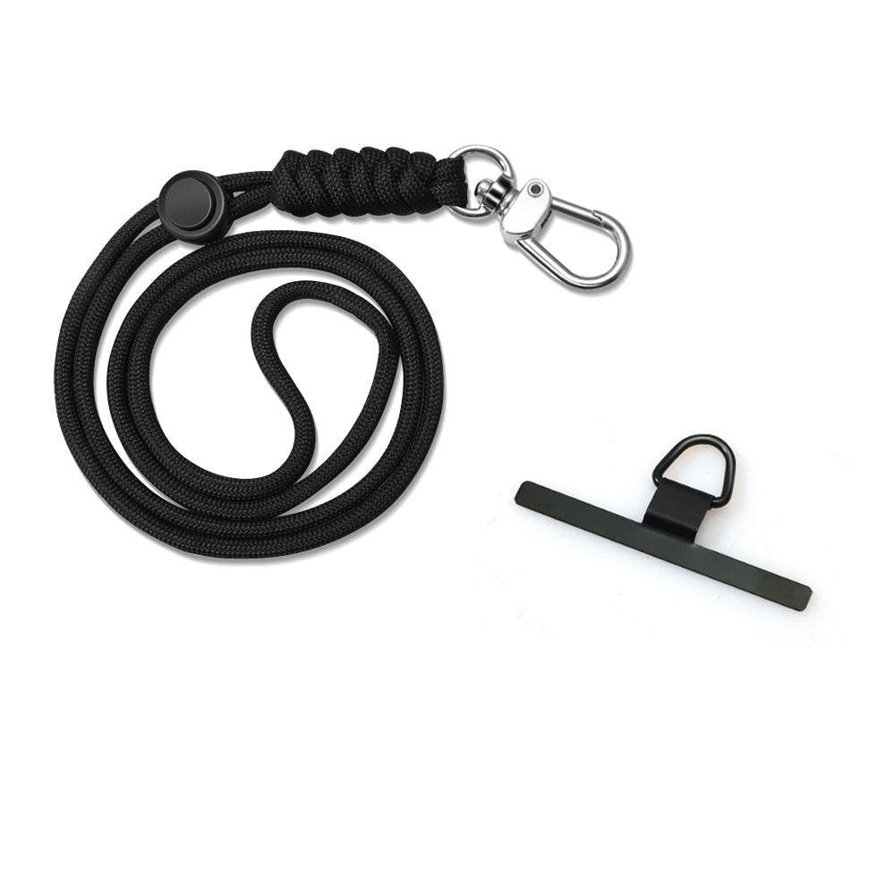 Metal Patch Mobile Phone Lanyard With Free Adjustable Hanging Neck Wrist Strap - Eastlakes Electronics