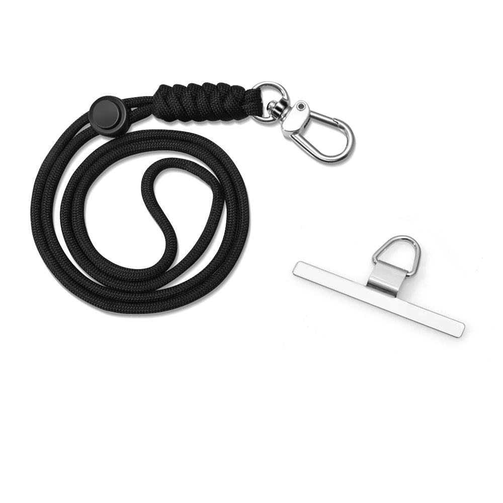Metal Patch Mobile Phone Lanyard With Free Adjustable Hanging Neck Wrist Strap - Eastlakes Electronics
