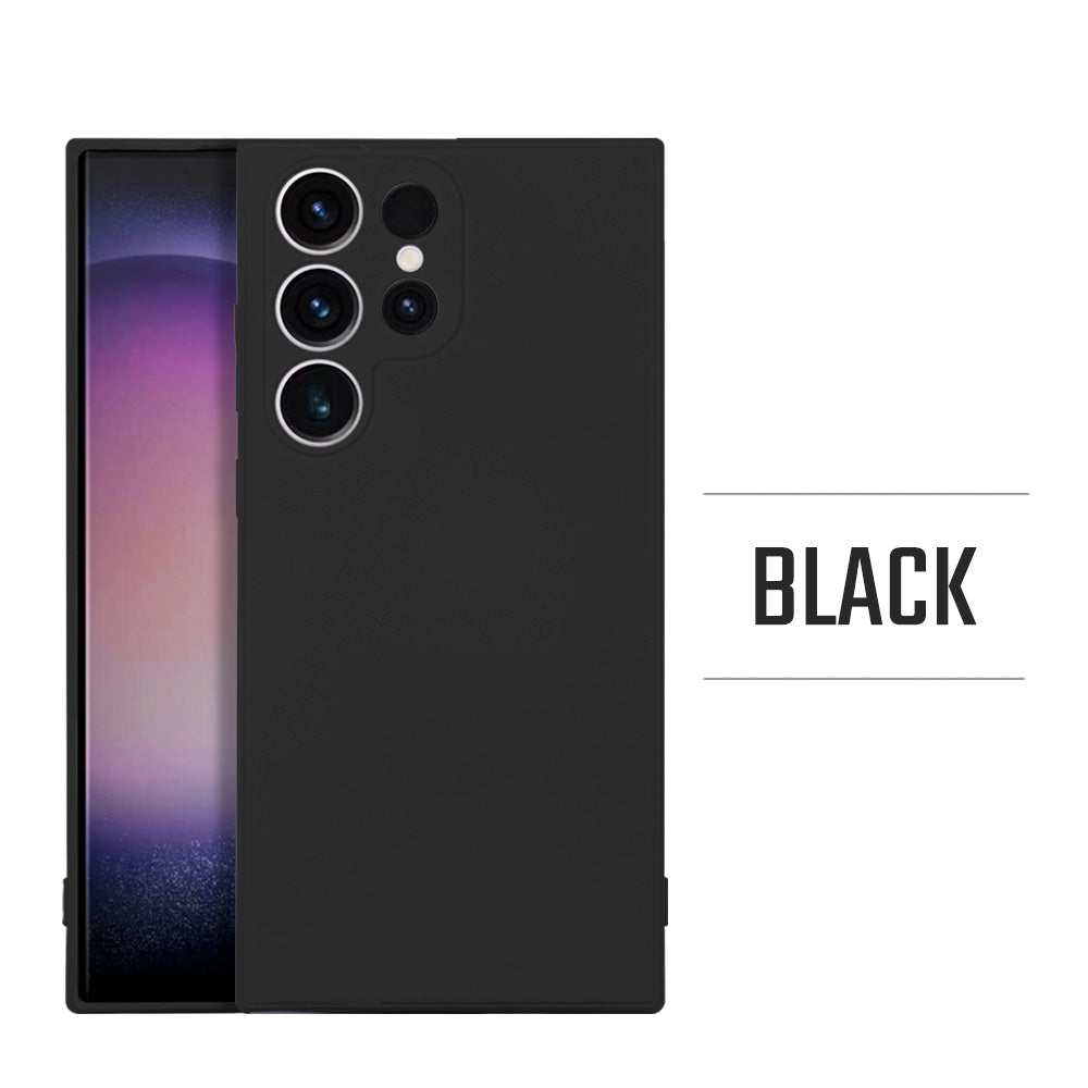 Liquid Silicone Gel Case Cover for Samsung Galaxy S25 S24 S23 S22 S21 S20 FE Plus Ultra