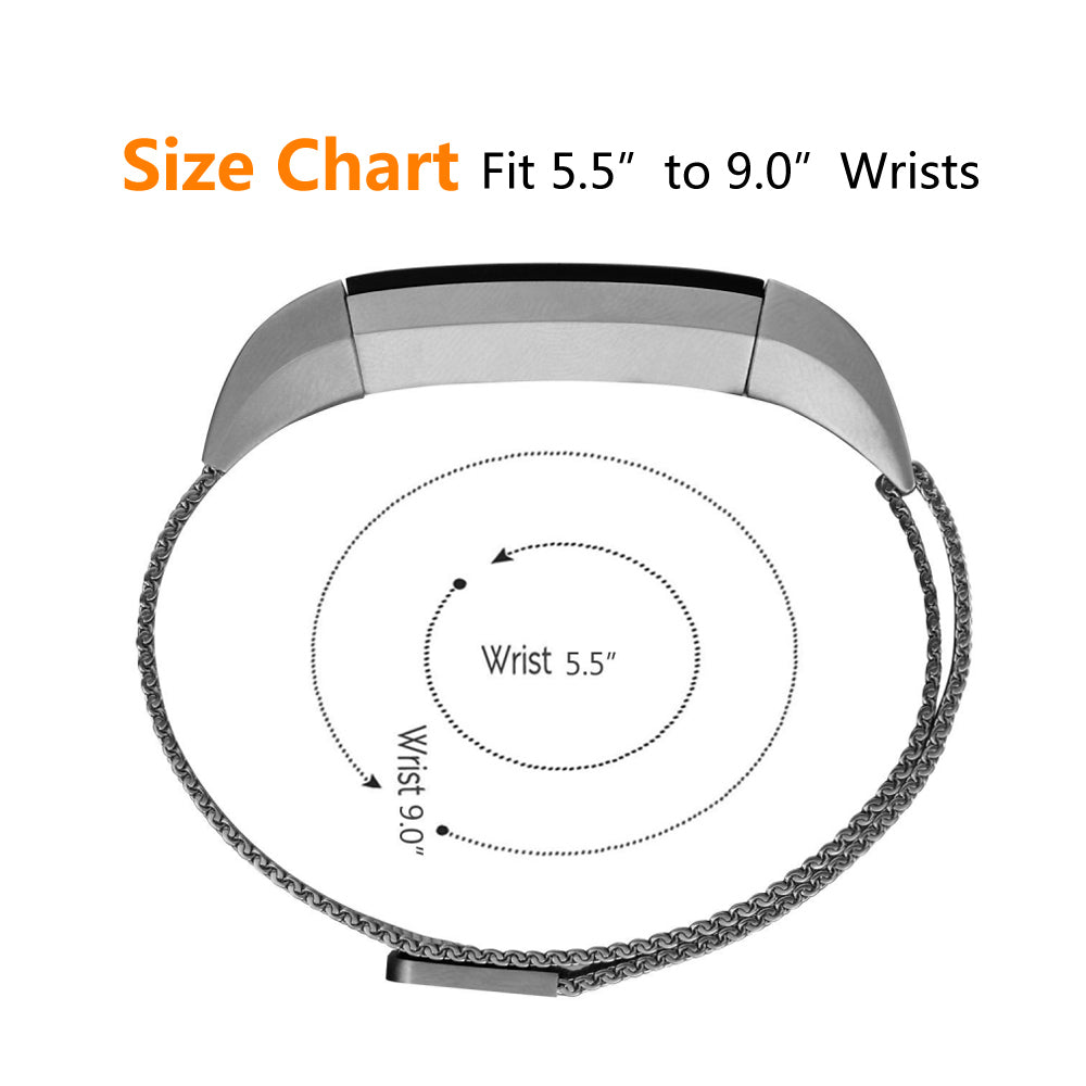 Fitbit Alta and Alta HR Milanese Loop Magnetic Watch Band - Eastlakes Electronics