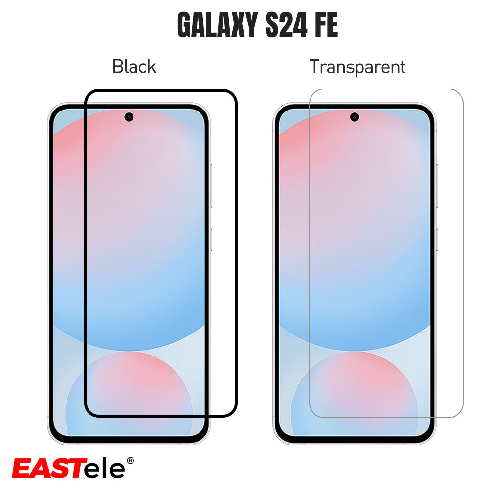 EASTele Samsung Galaxy Full Coverage Tempered Glass Screen Protector