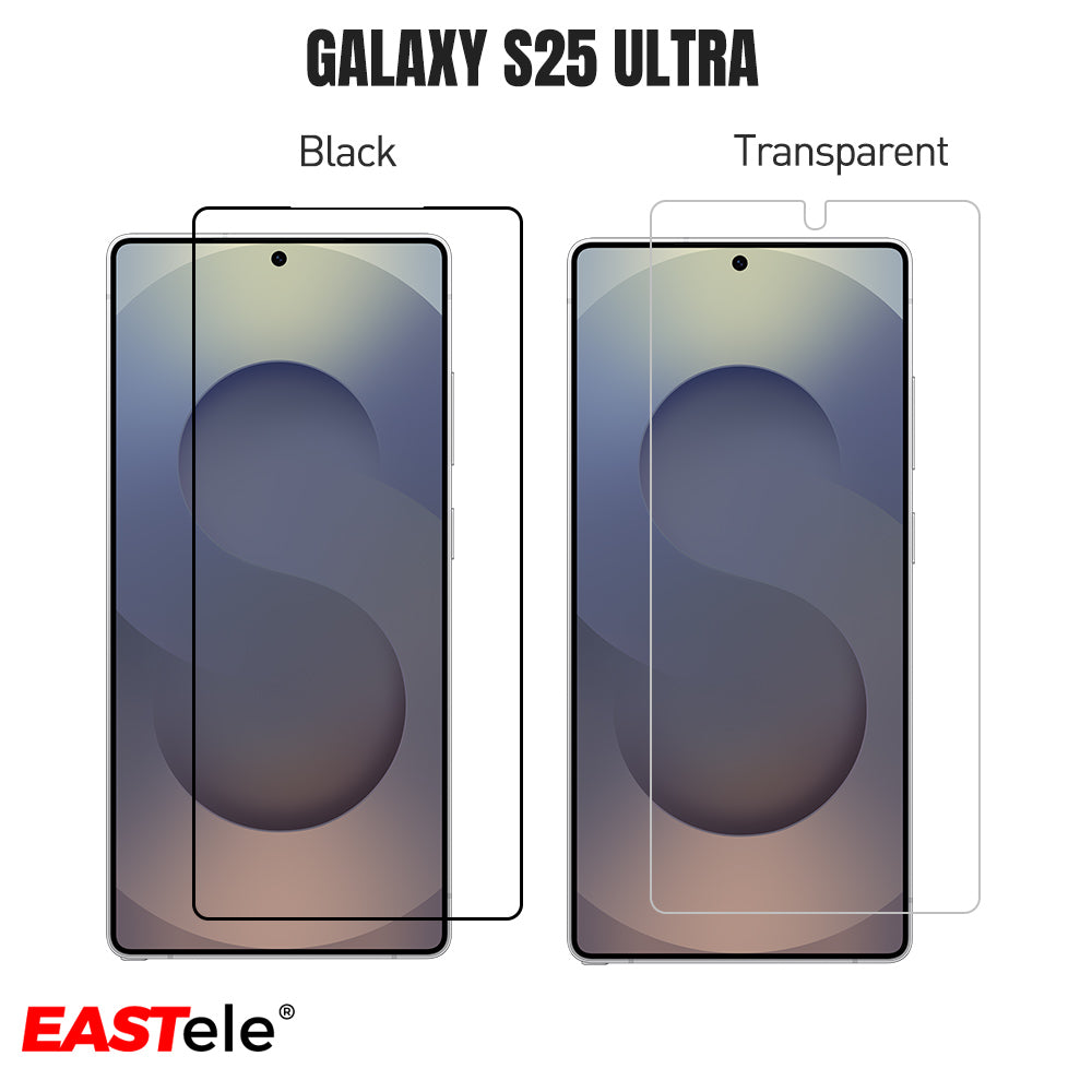 EASTele Samsung Galaxy Full Coverage Tempered Glass Screen Protector