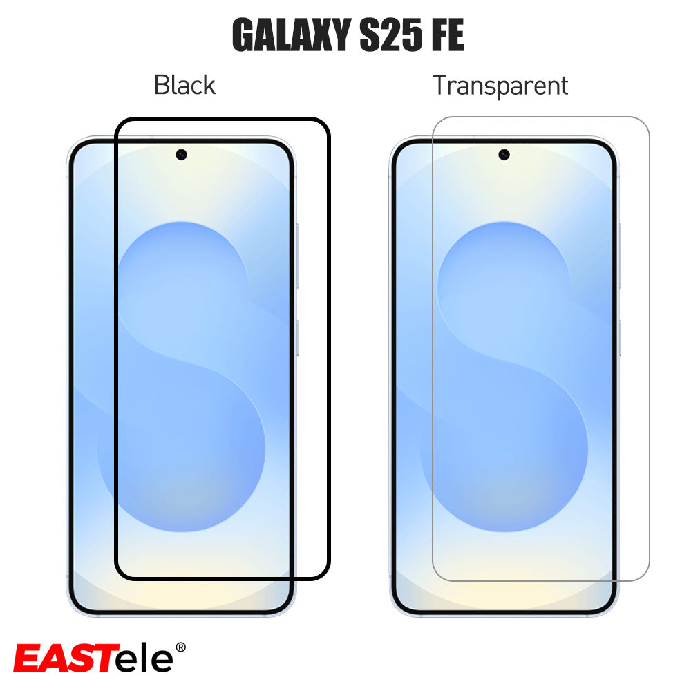 EASTele Samsung Galaxy Full Coverage Tempered Glass Screen Protector
