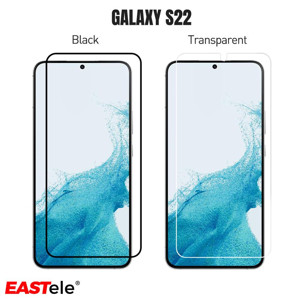 EASTele Samsung Galaxy Full Coverage Tempered Glass Screen Protector