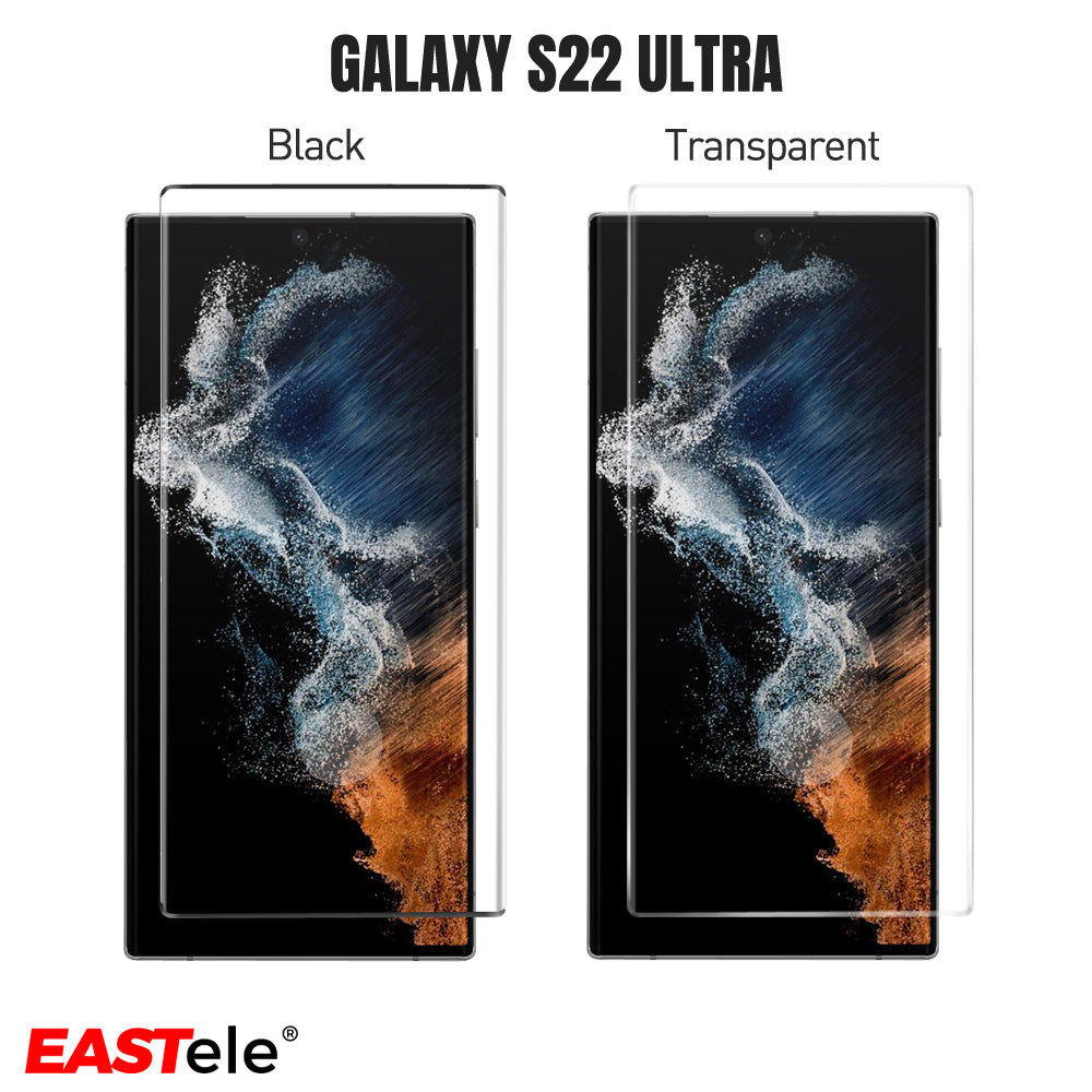 EASTele Samsung Galaxy Full Coverage Tempered Glass Screen Protector