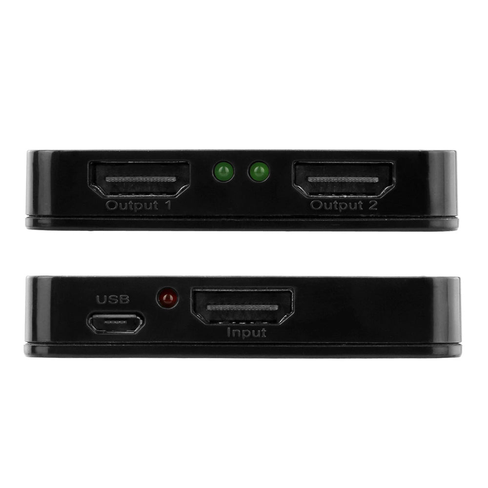 HDMI Splitter Amplifier 1 In 2 Out Video Duplicator 4K Full HD 3D Foxtel DVD