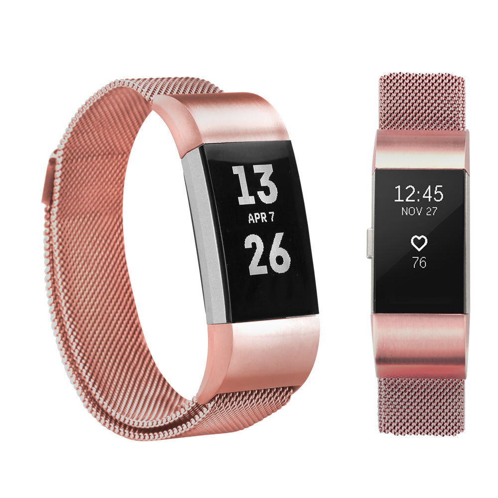 Fitbit Charge 2 Milanese Loop Magnetic Watch Band - Eastlakes Electronics