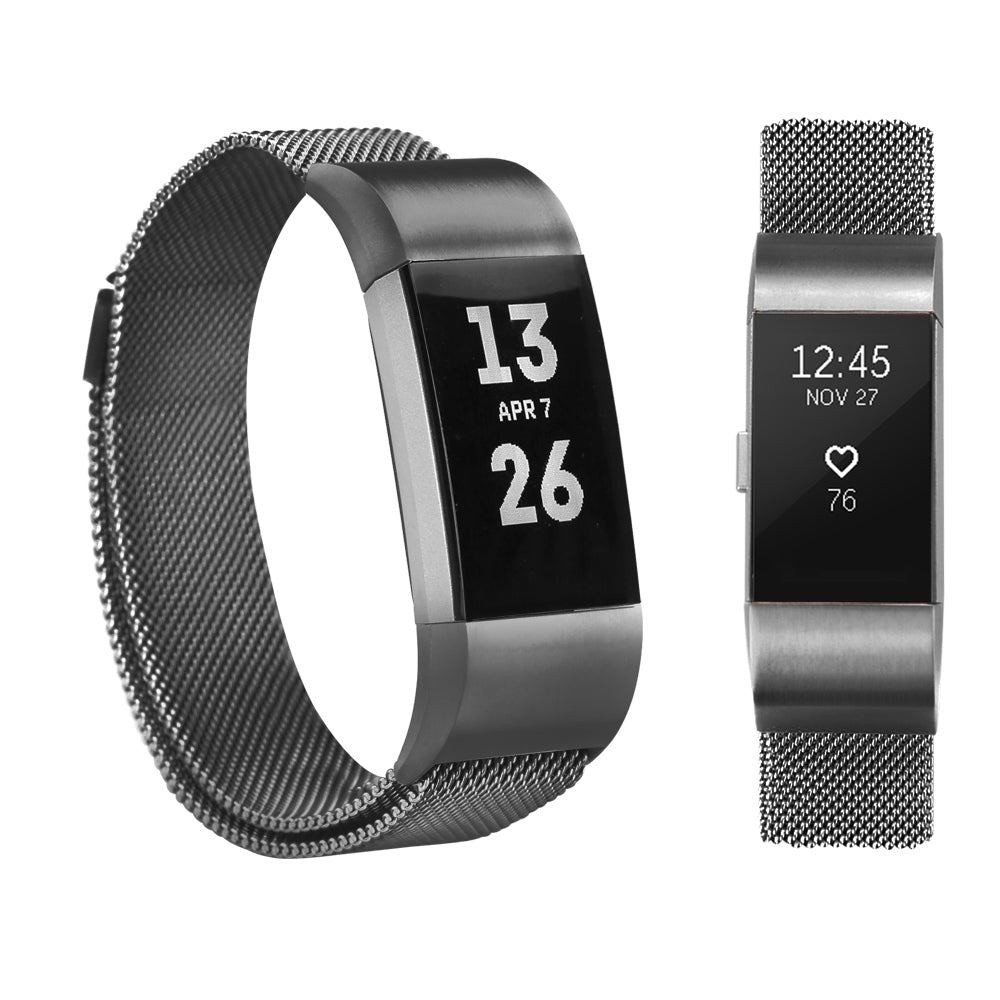 Fitbit Charge 2 Milanese Loop Magnetic Watch Band - Eastlakes Electronics