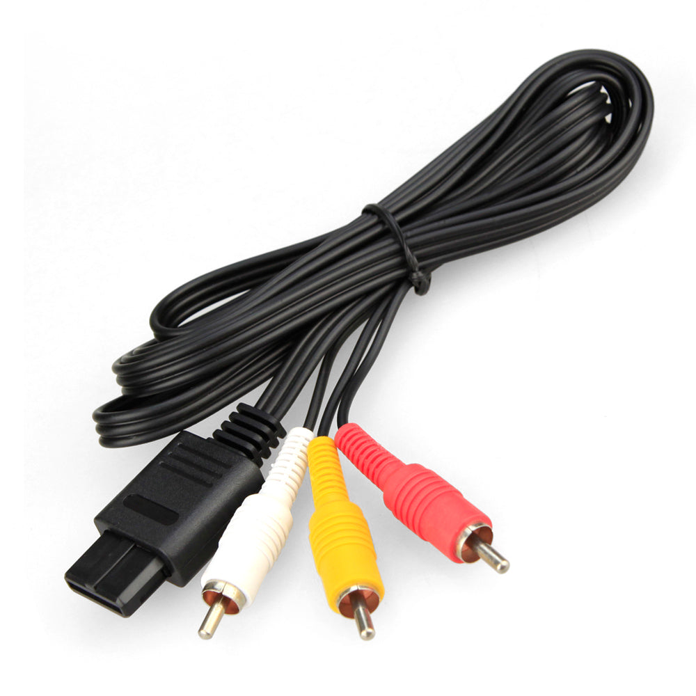 Audio Video GC RCA AV Component Cable for Super Nintendo N64 Gamecube SNES - Eastlakes Electronics
