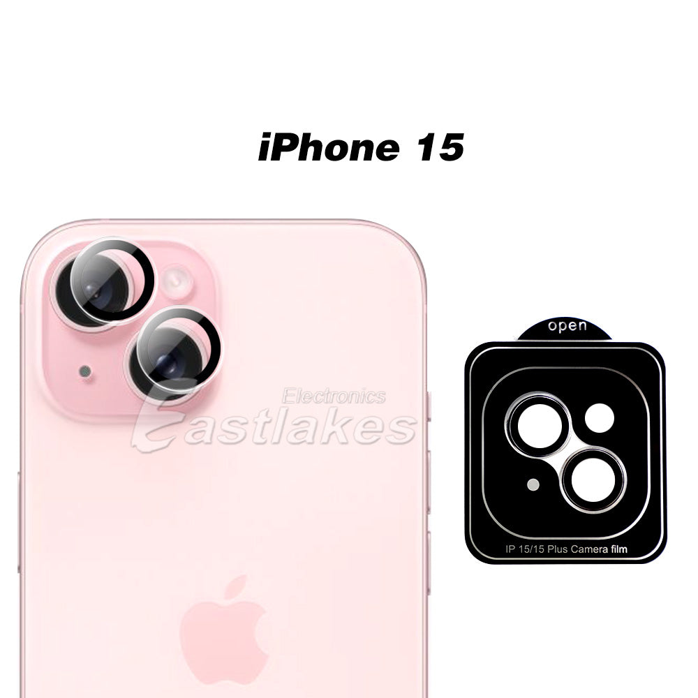 Apple iPhone Crystal Camera Lens Set Tempered Glass Protector