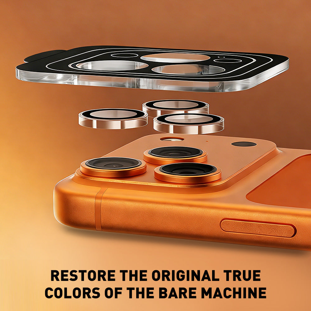Apple iPhone Crystal Camera Lens Set Tempered Glass Protector