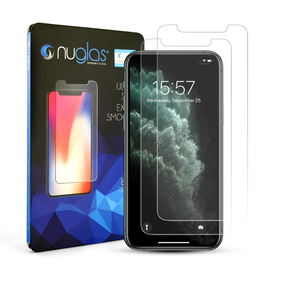 [2 Pack] NUGLAS Tempered Glass Screen Protector For Apple iPhone - Eastlakes Electronics Sydney Australia