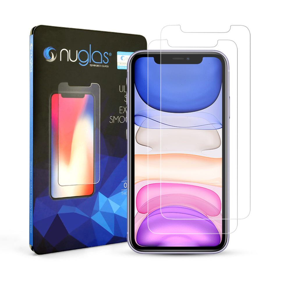 [2 Pack] NUGLAS Tempered Glass Screen Protector For Apple iPhone - Eastlakes Electronics Sydney Australia